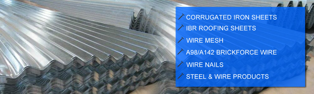 corrugated iron sheets